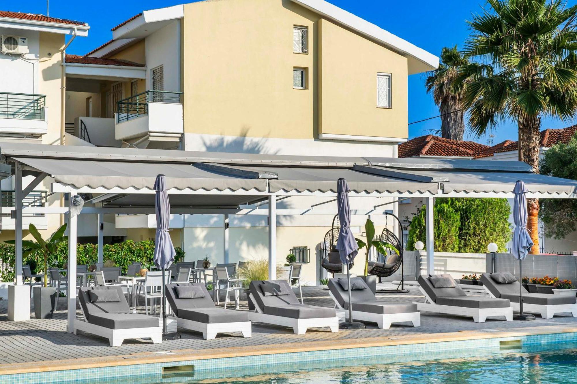 Akritas Hotel Pefkochori Bagian luar foto